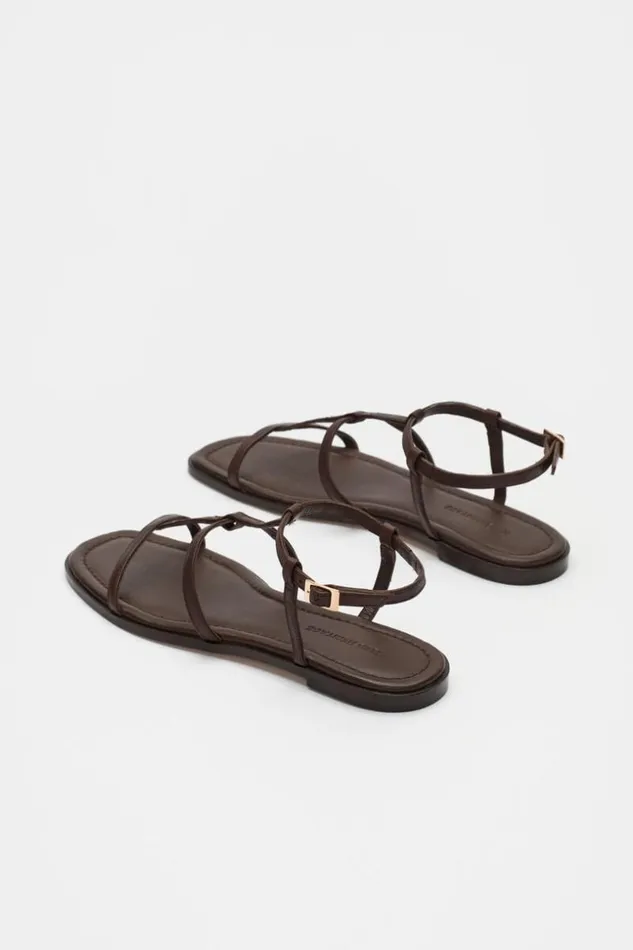 Woman Bridget Sandal Affogato Seed Heritage Flats