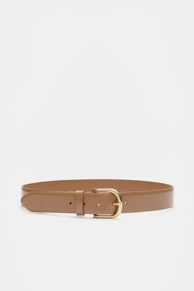 Woman Faye Buckle Belt Caramel Seed Heritage Belts