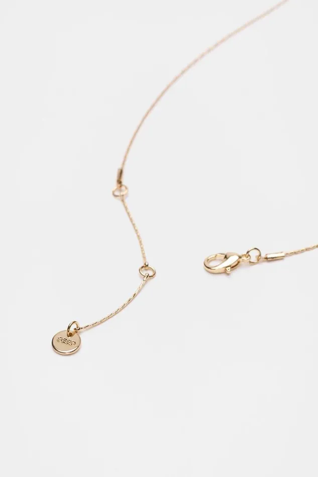 Woman Fine Pearl Initial Necklace A Seed Heritage Jewellery