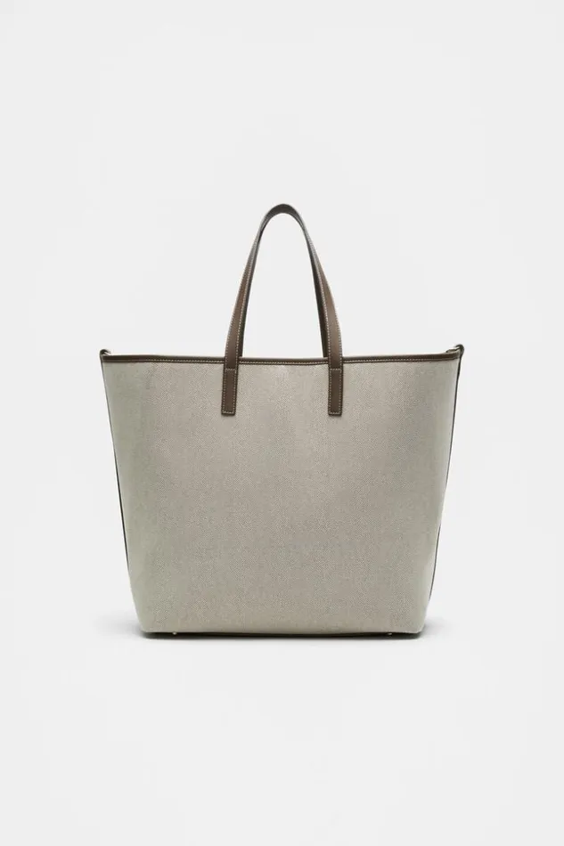 Woman Large Textured Tote Affogato Seed Heritage Bags and Clutches