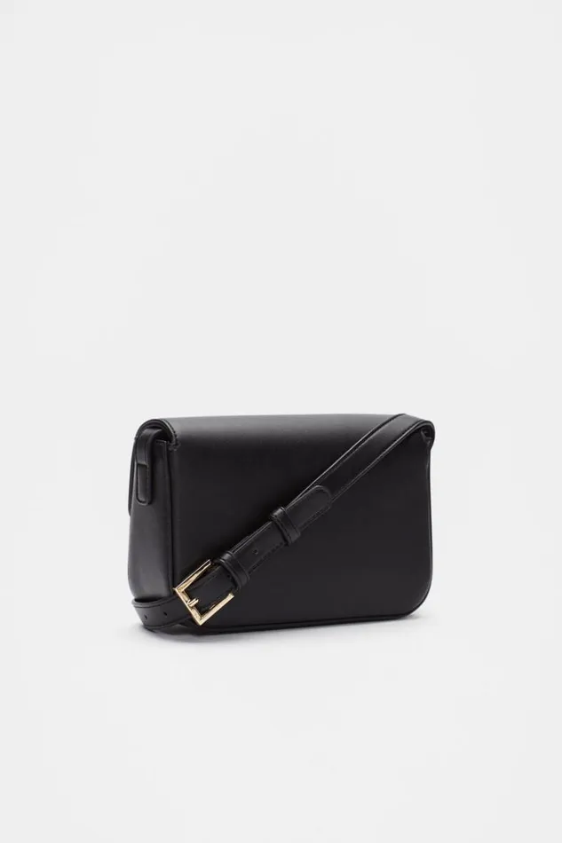 Woman Mini Baguette Crossbody Bag Black Seed Heritage Bags and Clutches