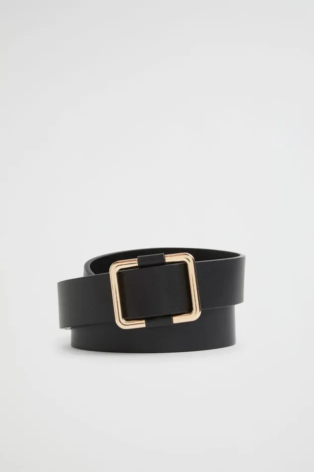 Woman Naomi Leather Hip Belt Black Seed Heritage Belts
