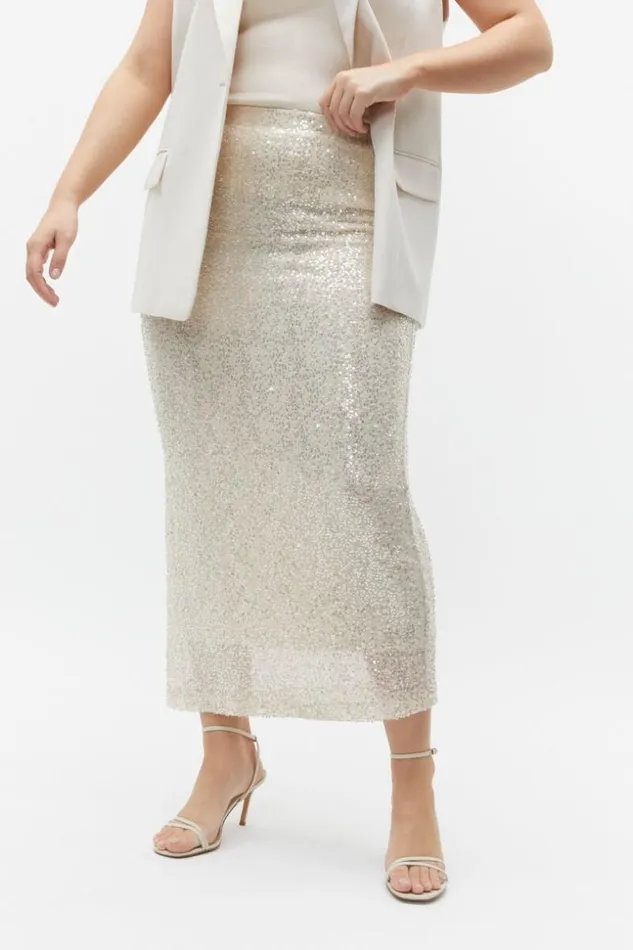 Woman Sequin Mesh Skirt Frappe Seed Heritage Skirts