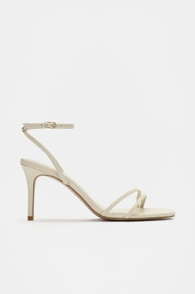 Woman Tiana Heel Cream Seed Heritage Heels and Wedges