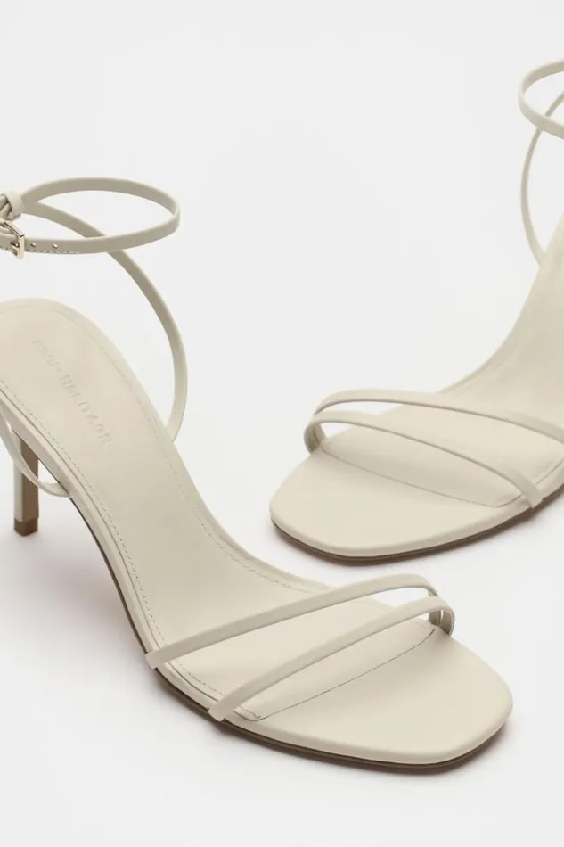 Woman Tiana Heel Cream Seed Heritage Heels and Wedges