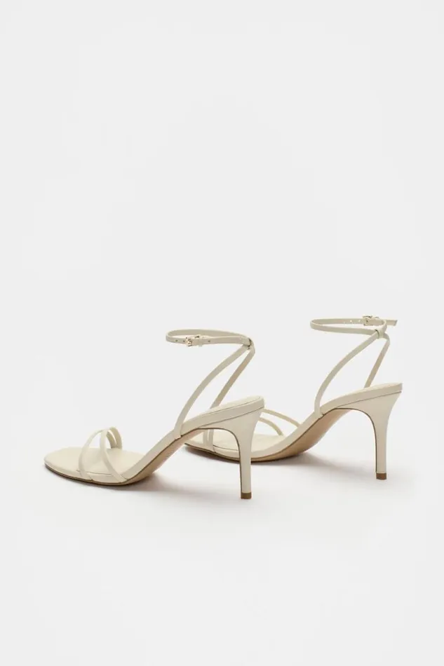 Woman Tiana Heel Cream Seed Heritage Heels and Wedges