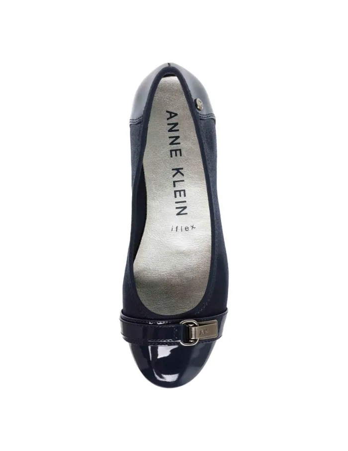 Women Able Flat Navy Anne Klein Flats and Loafers