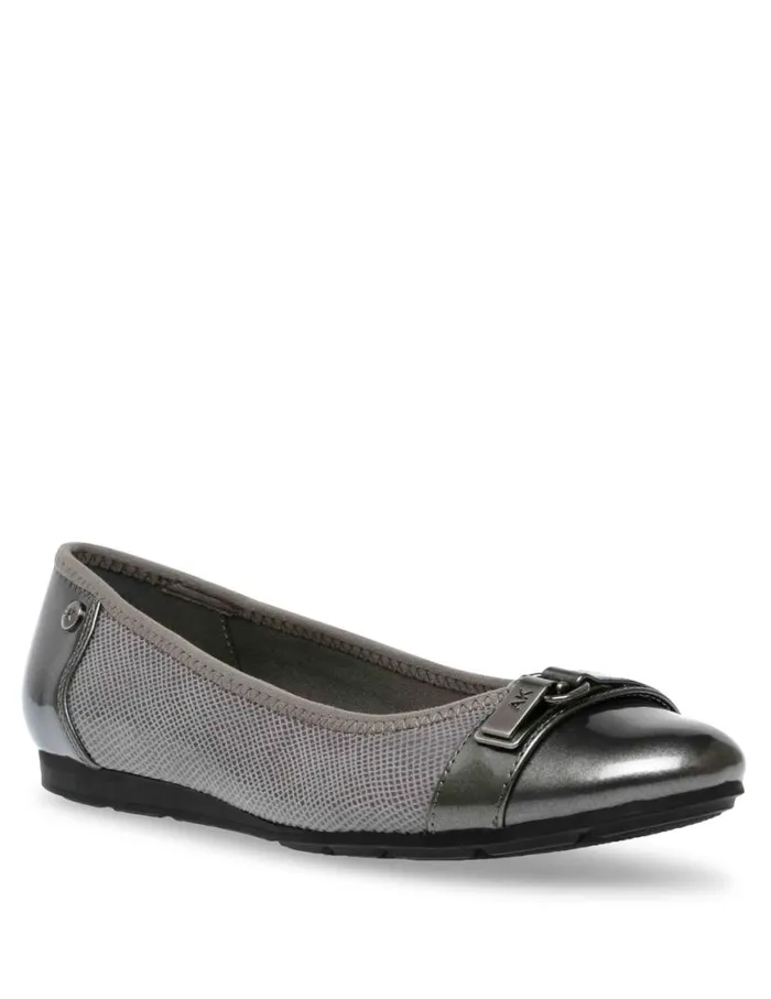 Women Able Flat Navy Anne Klein Flats and Loafers