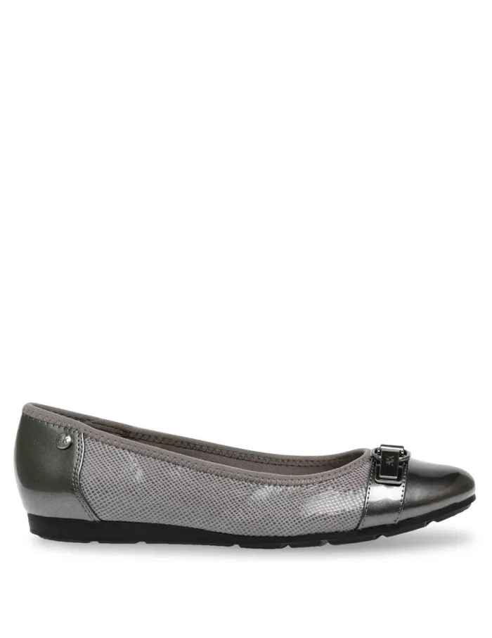 Women Able FlatWide Grey Anne Klein Flats and Loafers