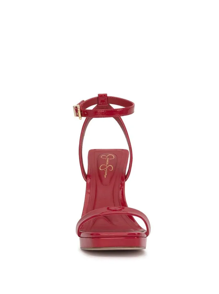 Women Adonia High Heel In Red Muse Jessica Simpson Sandals