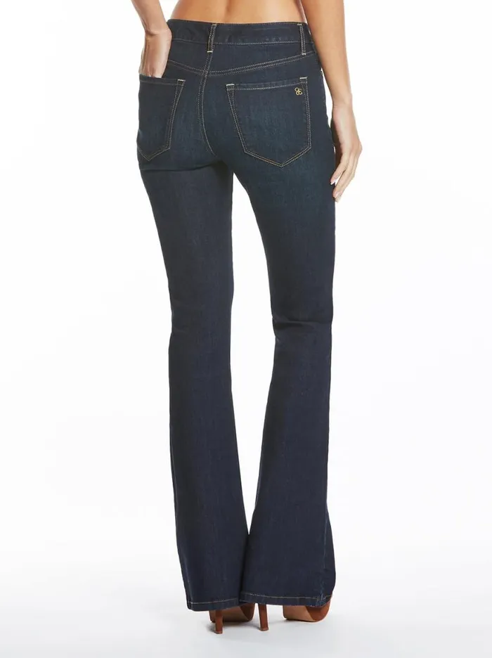 Women Adored High Rise Flare In Flawless Jessica Simpson Denim