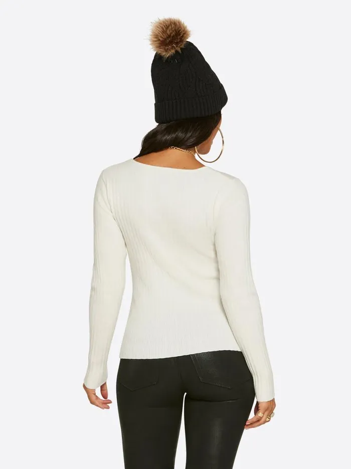 Women Adrielle Sweater In Gardenia Jessica Simpson Tops and Tees
