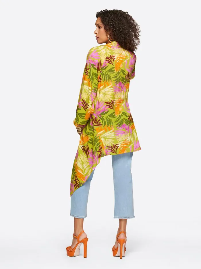 Women Agnette Kimono In Tahitian Ferns Jessica Simpson Jackets Blazers and Kimonos
