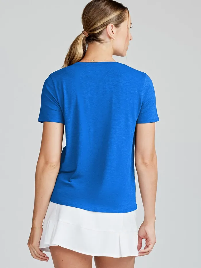 Women All Day VNeck TShirt Tasc Performance Short Sleeve TShirts Polos