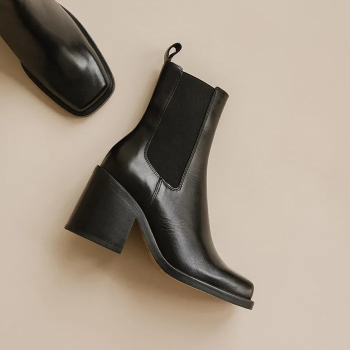 Women Ankle Boots Lowboots Jonak Boots With High Heels And Elastics