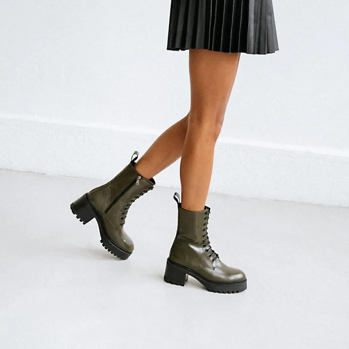 Women Ankle Boots Lowboots Jonak Platform Boots With Laces