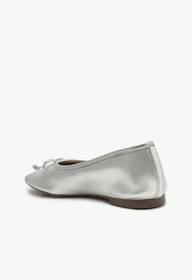 Women Arissa Silver Schutz Shoes Ballerinas