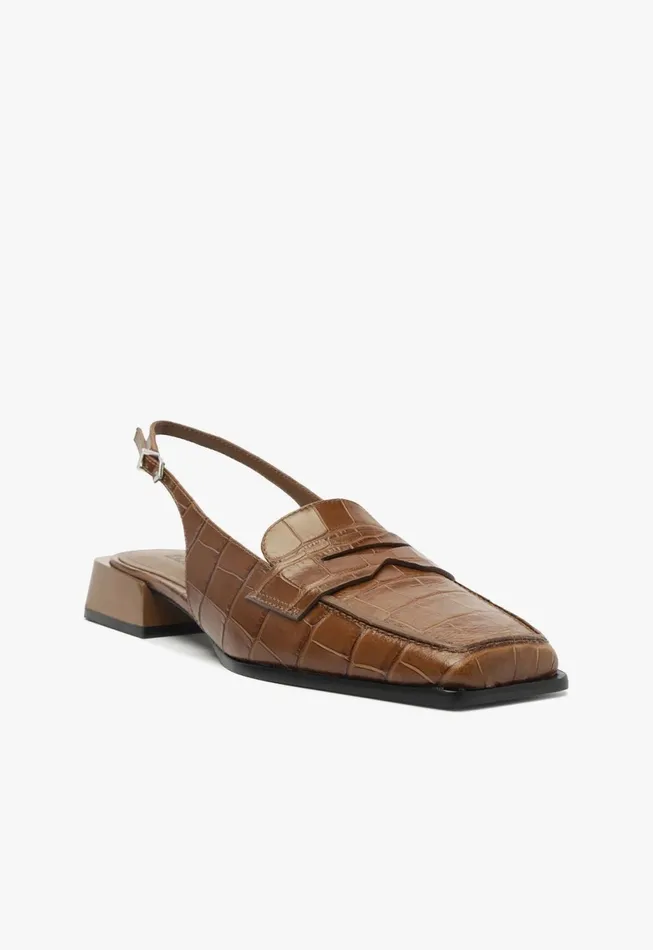 Women Arizona Sling Block Pump Dark Caramel Schutz Shoes Loafers