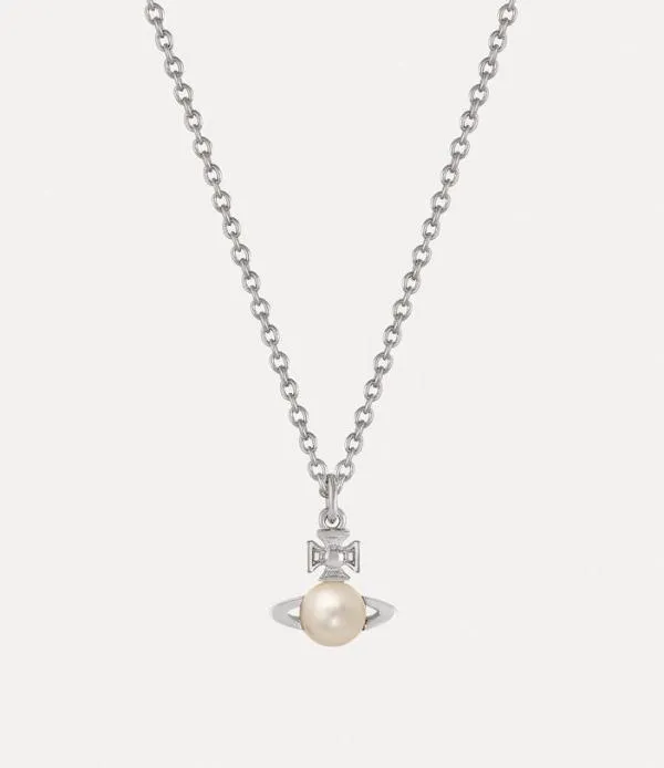 Women Balbina Pearl Pendant Necklace Silver Viviennewestwood Necklaces