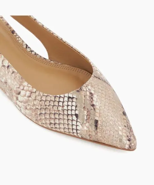 Women Ballet Pumps Dune London Heighten 8211 Reptile Animal Women Ballet Pumps Dune London Heighten 8211 Reptile Animal