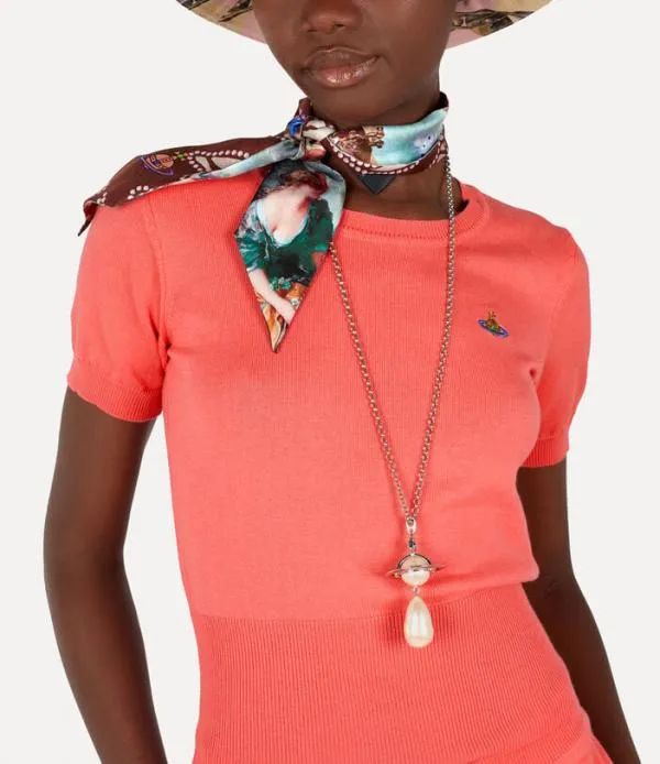 Women Bea Top Coral Viviennewestwood Knitwear