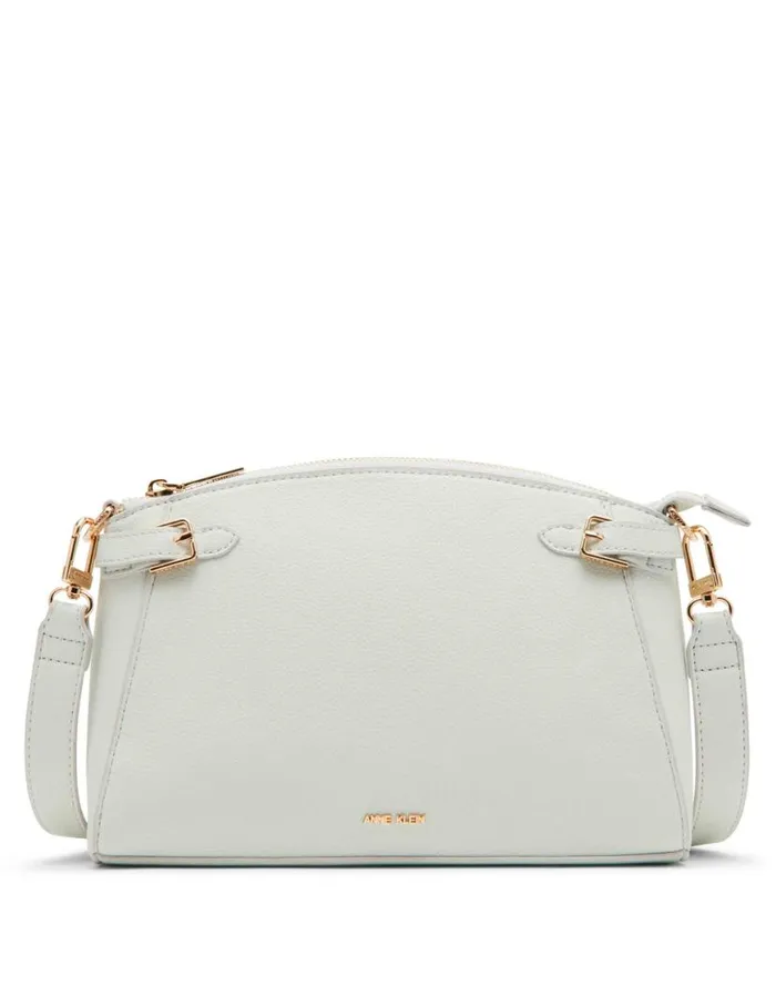 Women Belted Dome Crossbody Bag Sunbaked Anne Klein Crossbody Bags