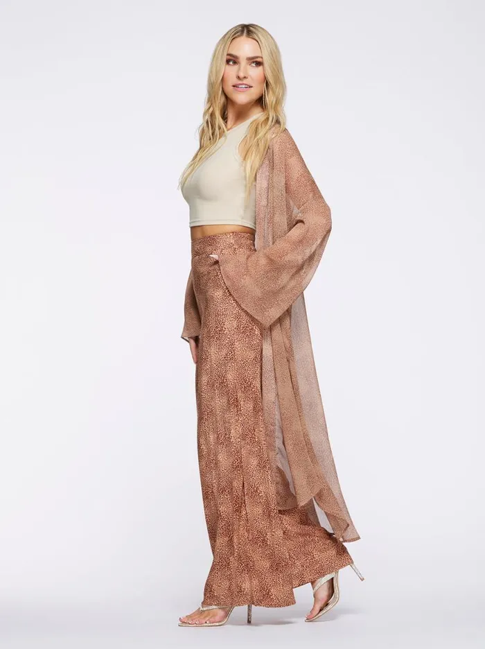 Women Blaine Kimono In Winding Leopard Jessica Simpson Jackets Blazers and Kimonos