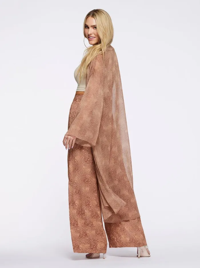 Women Blaine Kimono In Winding Leopard Jessica Simpson Jackets Blazers and Kimonos