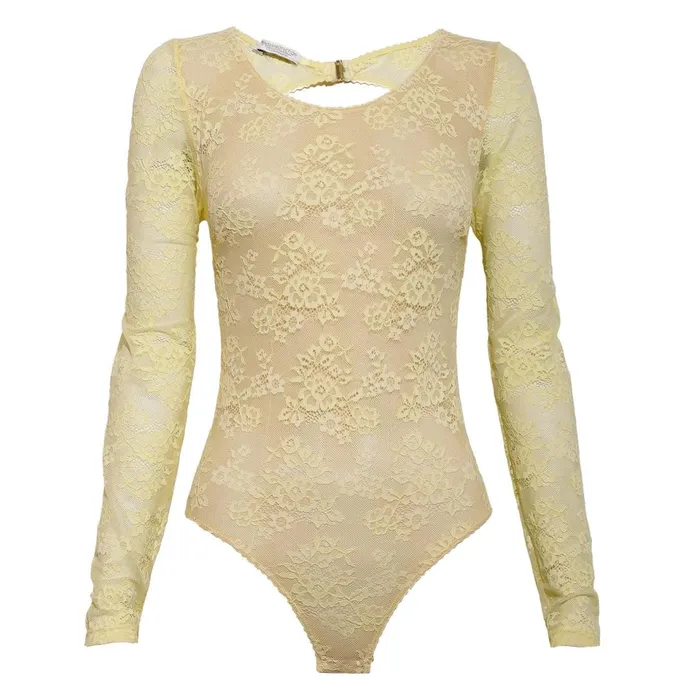 Women Bodystockings Underprotection HARPER BODYSTOCKING YELLOW