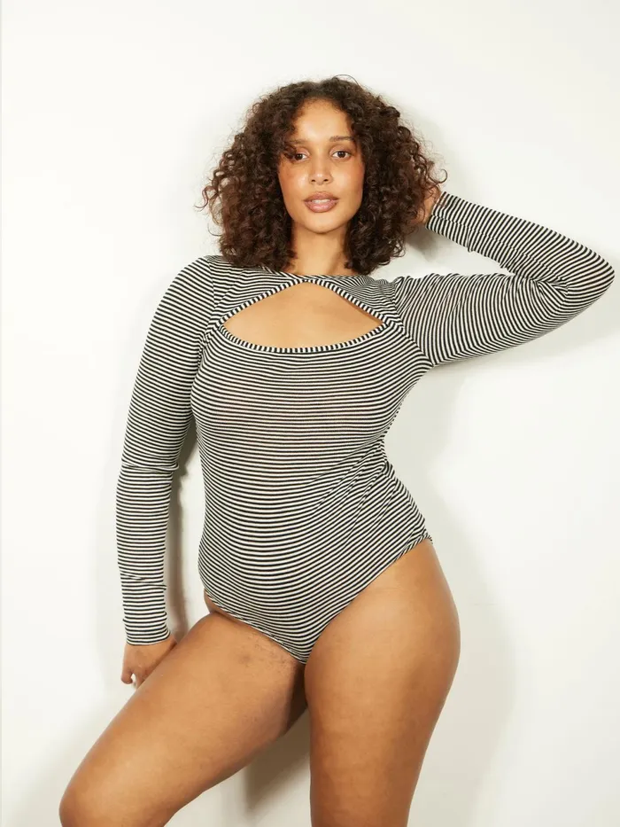 Women Bodystockings Underprotection MONA LONG SLEEVE WOOL BODYSTOCKING