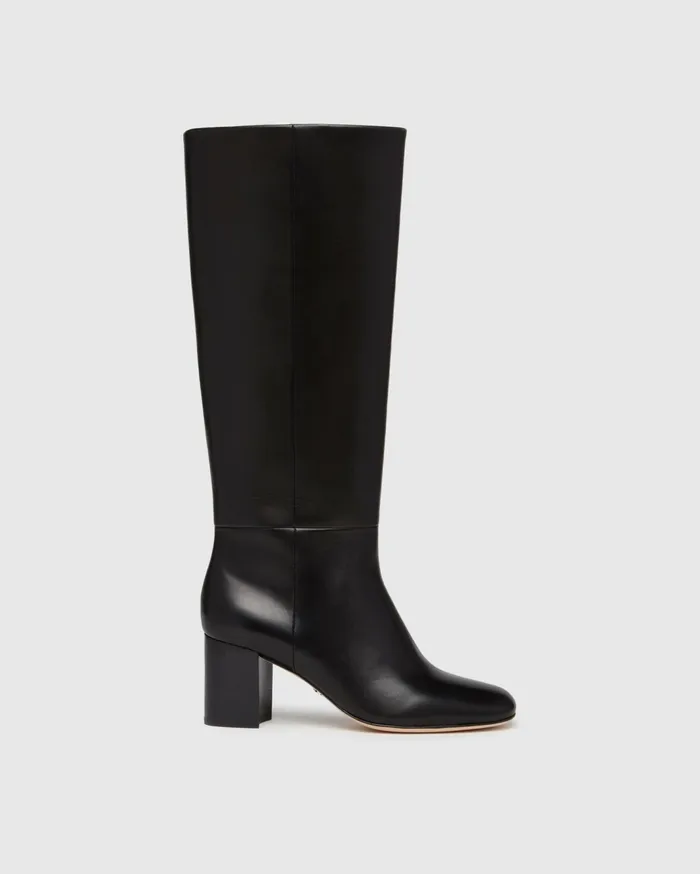 Women Boots PAIGE Katy Tall Boot 8211 Black Leather