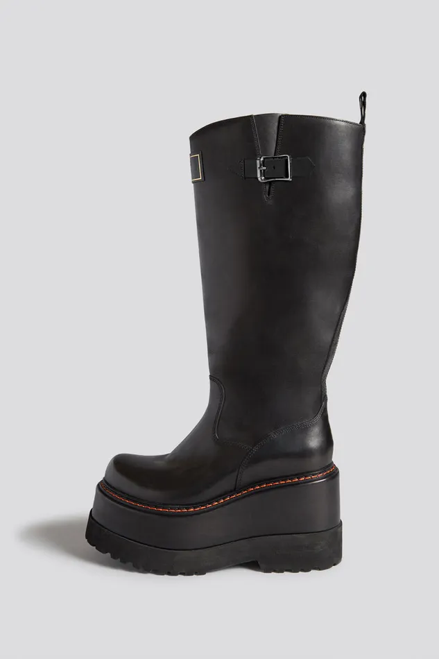 Women Boots R13 R13 Patch Engineer Boot 8211 Black