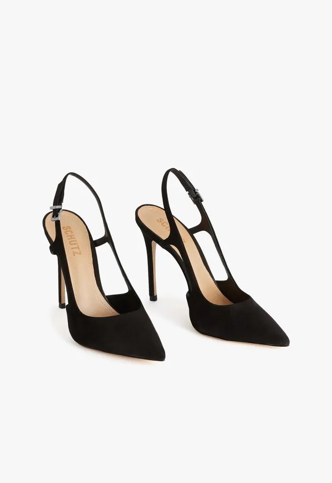 Women Boris Slingback Pump Black Schutz Shoes