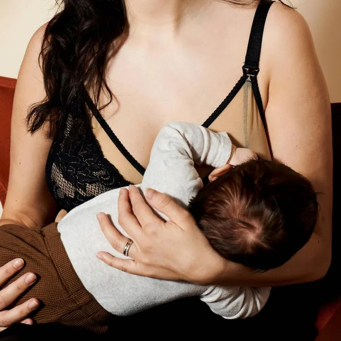 Women Bras and Bralettes Underprotection GILDA MATERNITY BRA BLACK