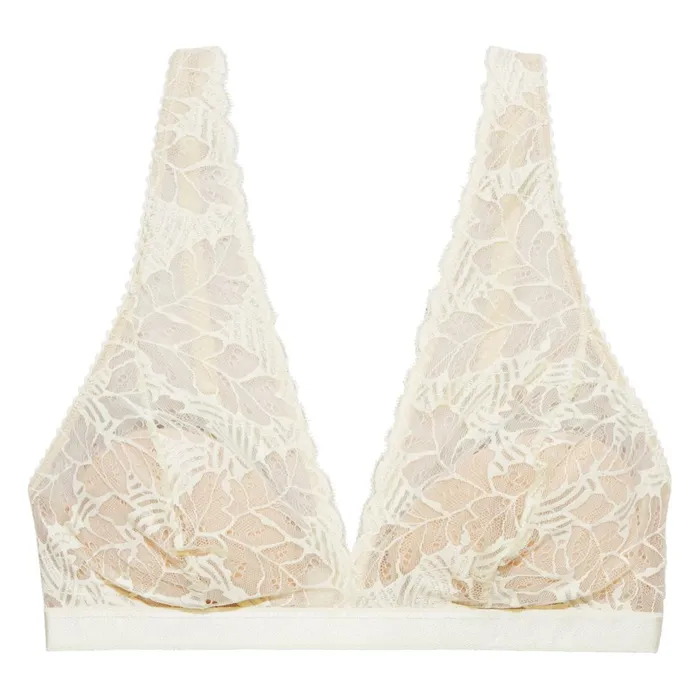 Women Bras and Bralettes Underprotection GINA HIGH APEX BRA CREME