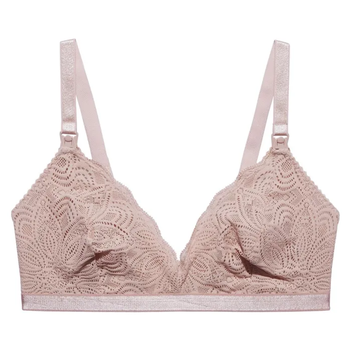 Women Bras and Bralettes Underprotection LUNA MATERNITY BRA LIGHT BEIGE