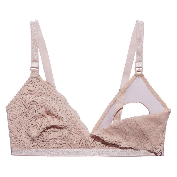 Women Bras and Bralettes Underprotection LUNA MATERNITY BRA LIGHT BEIGE