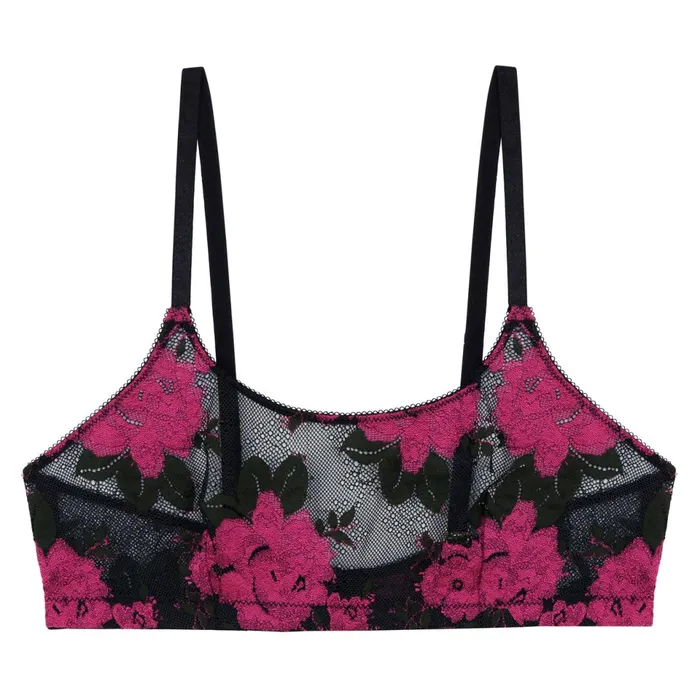 Women Bras and Bralettes Underprotection SOPHIA BANDEAU FUCHSIA