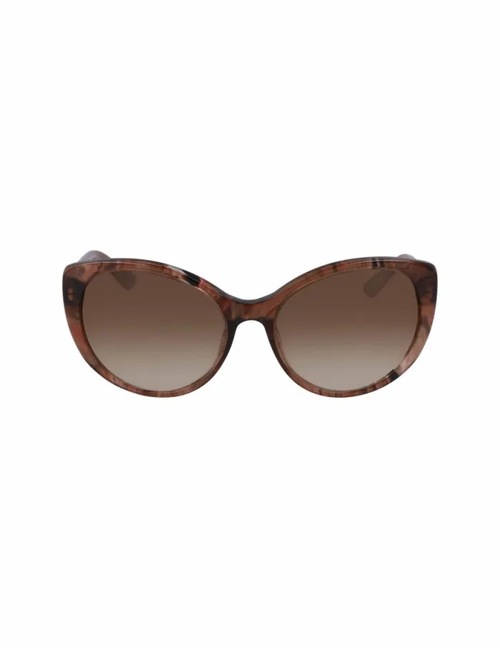 Women CatEye Sunglasses Blue Horn Anne Klein Sunglasses
