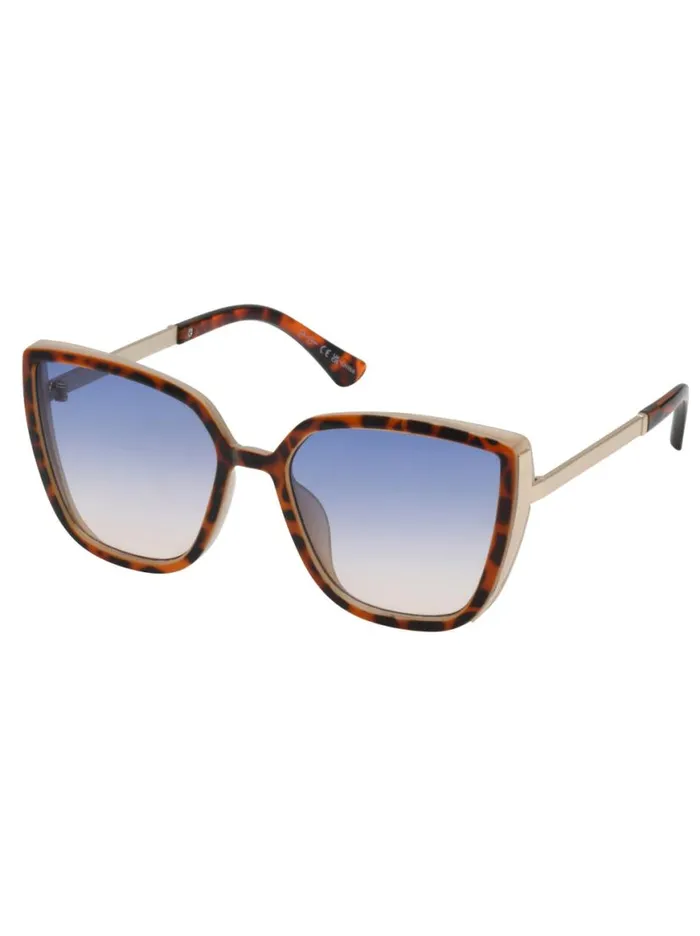 Women Cat Eye Sunglasses With Metal Temple In Tortoise Jessica Simpson Sunglasses