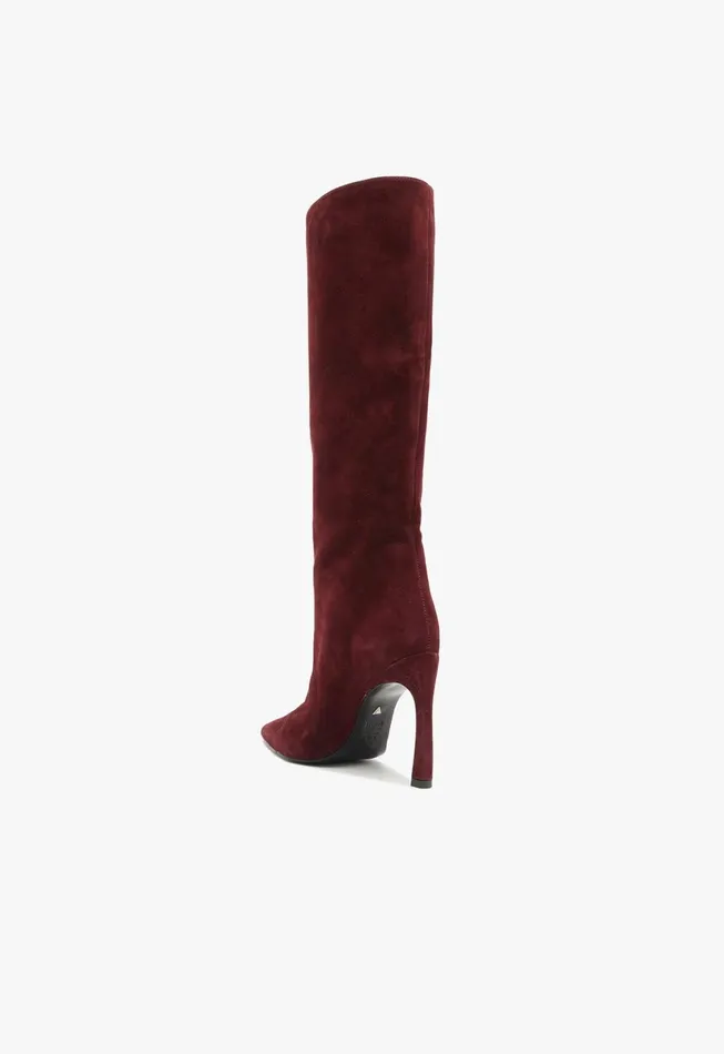Women Cate Curve Boot Cherry Wine Schutz Shoes Boots