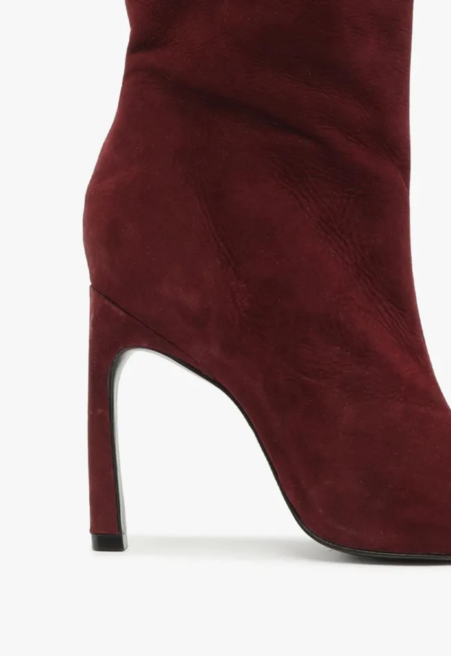 Women Cate Curve Boot Cherry Wine Schutz Shoes Boots