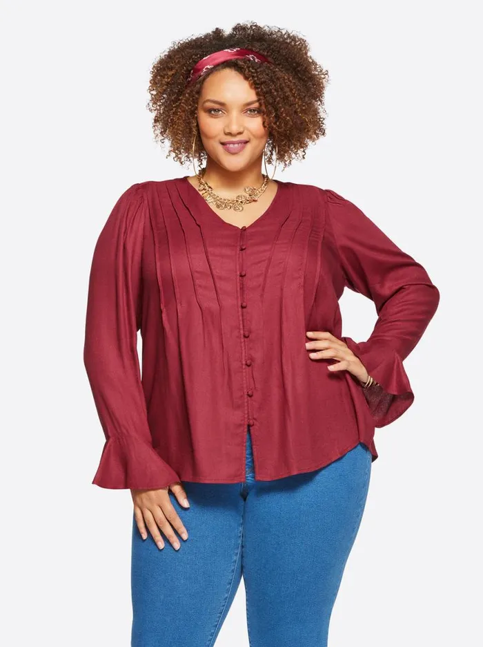 Women Cecily Top In Syrah Jessica Simpson Tops and Tees