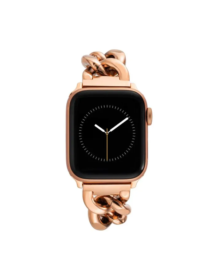 Women Chain Link Bracelet Band For Apple Watch Rose Goldtone Anne Klein Apple Watch Accessories Women Chain Link Bracelet Band For Apple Watch Rose Goldtone Anne Klein Apple Watch Accessories