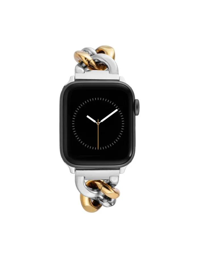 Women Chain Link Bracelet Band For Apple Watch Twotone Anne Klein Apple Watch Accessories Women Chain Link Bracelet Band For Apple Watch Twotone Anne Klein Apple Watch Accessories