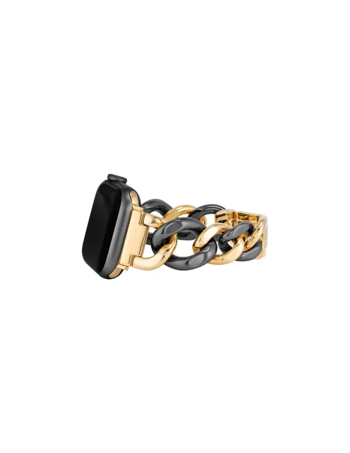 Women Chain Link Bracelet Band For Apple Watch Twotone Anne Klein Apple Watch Accessories