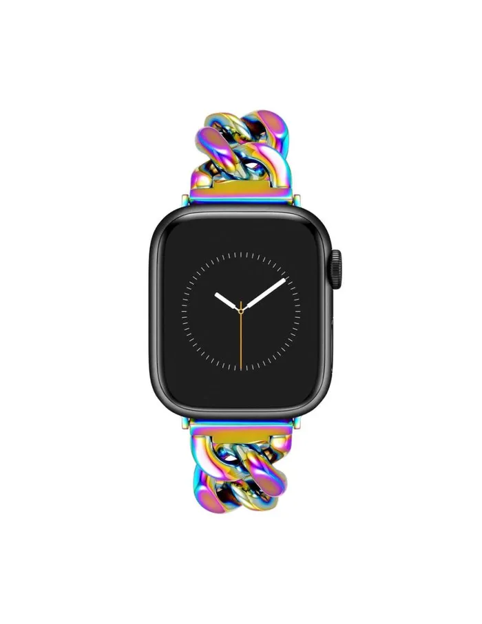 Women Chain Link Bracelet Band For Apple Watch Twotone Anne Klein Apple Watch Accessories