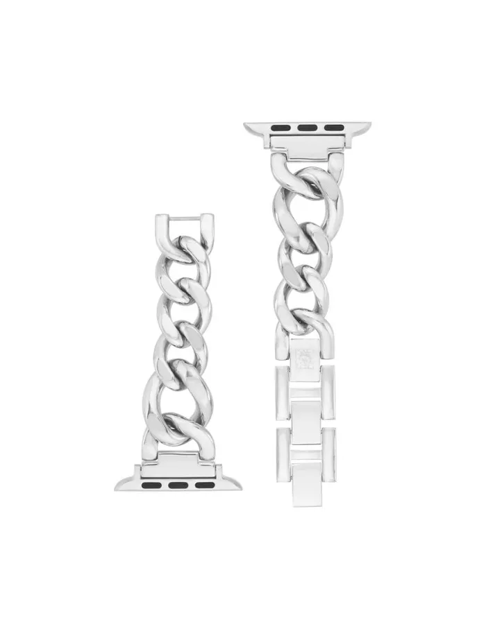 Women Chain Link Bracelet Band For Apple Watch Twotone Anne Klein Apple Watch Accessories