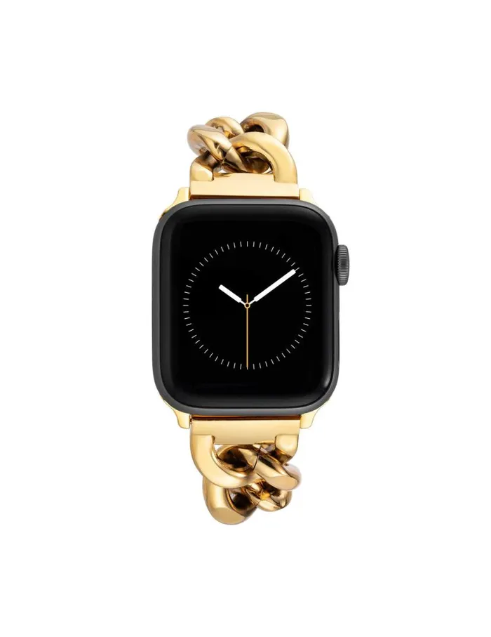 Women Chain Link Bracelet Band For Apple Watch Twotone Anne Klein Apple Watch Accessories