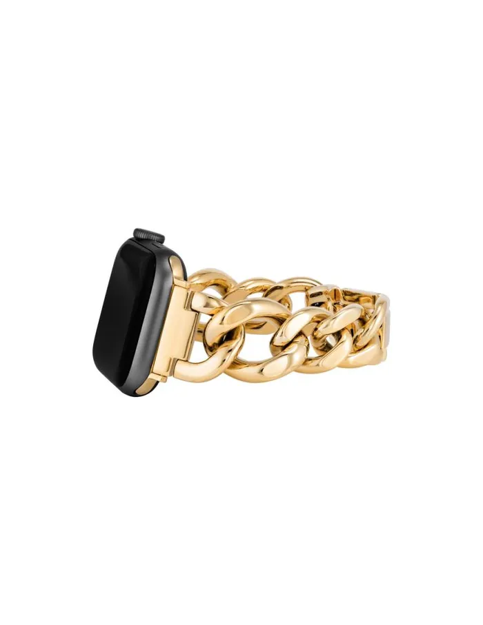 Women Chain Link Bracelet Band For Apple Watch Twotone Anne Klein Apple Watch Accessories